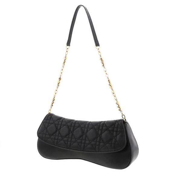 Dior Christian Shoulder  Chain Bag Black - Picture 1 of 6